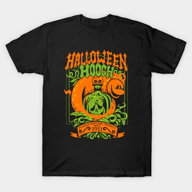 Halloween Hooch T-Shirt by taikodon